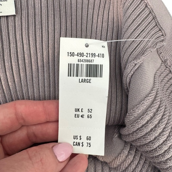 Abercrombie & Fitch - NWT Sweater-Knit Bodysuit Sz L - Picture 8 of 9